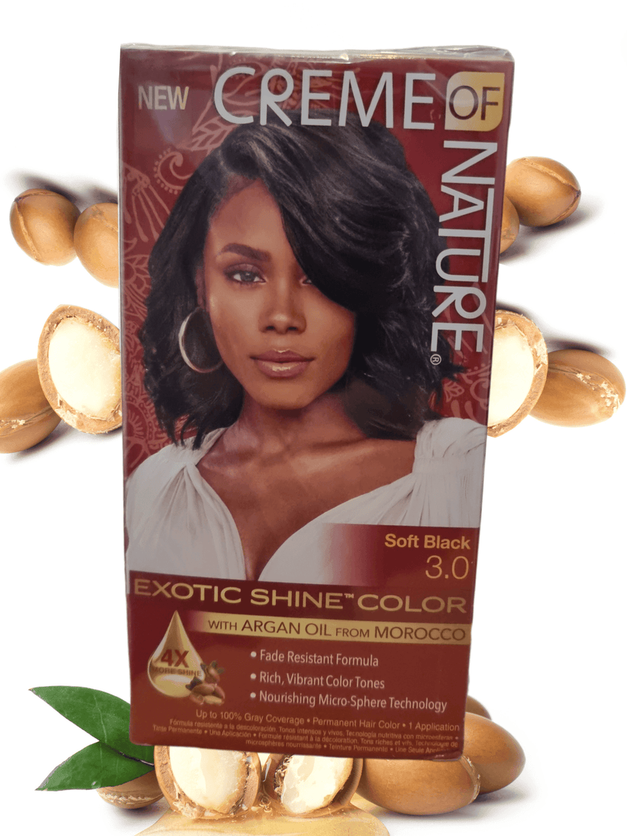 Creme Of Nature Color #3.0 Soft Black Exotic Shine