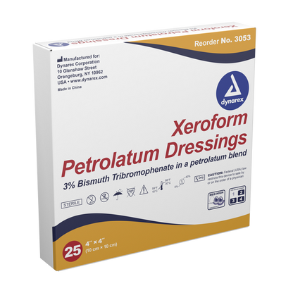XEROFORM GAUZE DS 25 4X4N