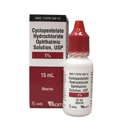 CYCLOPENTOLATE DR 1% 15ML OPTH
