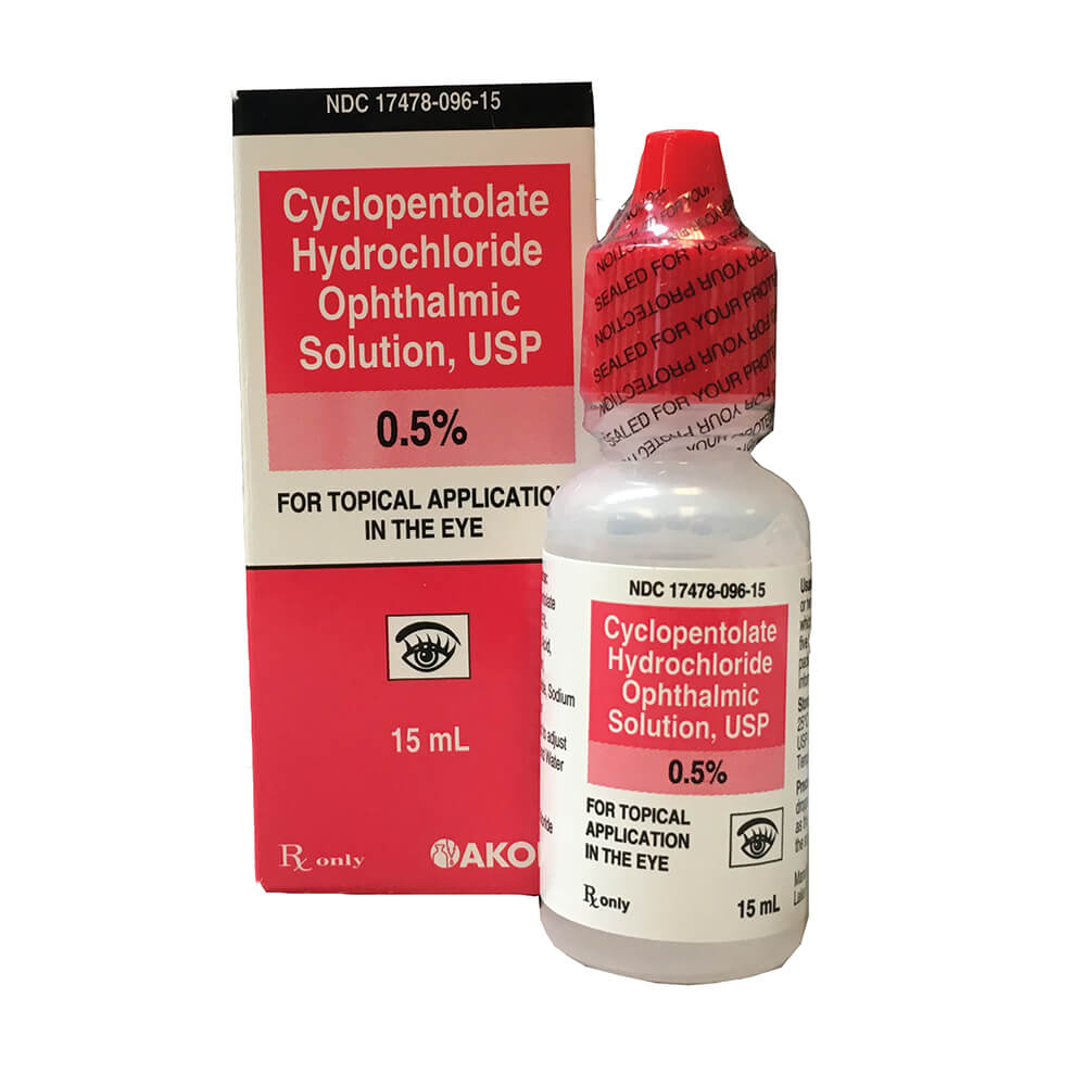 CYCLOPENTOLATE DR 1% 15ML OPTH