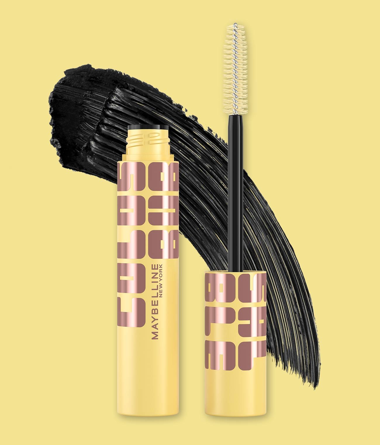 MAYBELLINE New York Colossal Bubble Washable Mascara, 801 Very Black, 0.33 oz