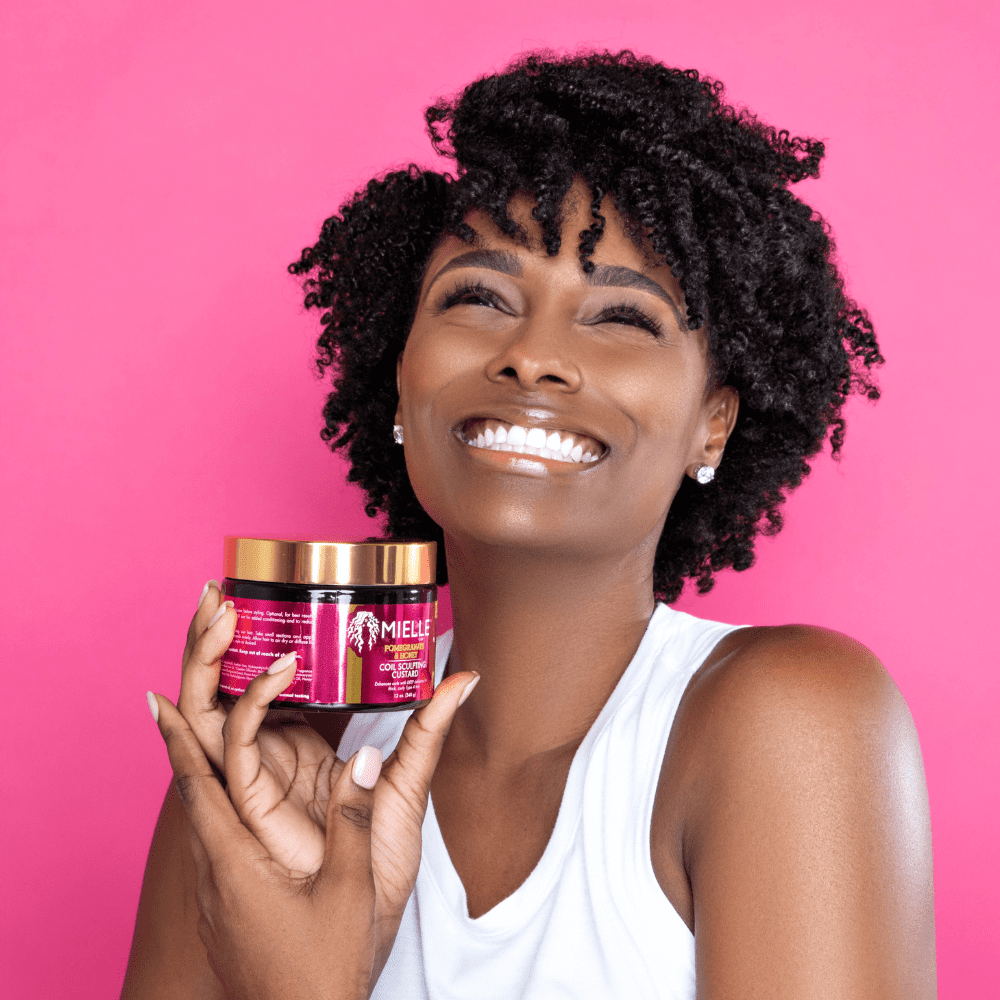 MIELLE Pomegranate & Honey Curl Defining Mousse with Hold, 7.5 oz