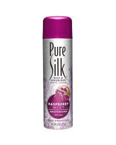 Pure Silk Shave Cream Raspberry Mist 2.25oz (12in)