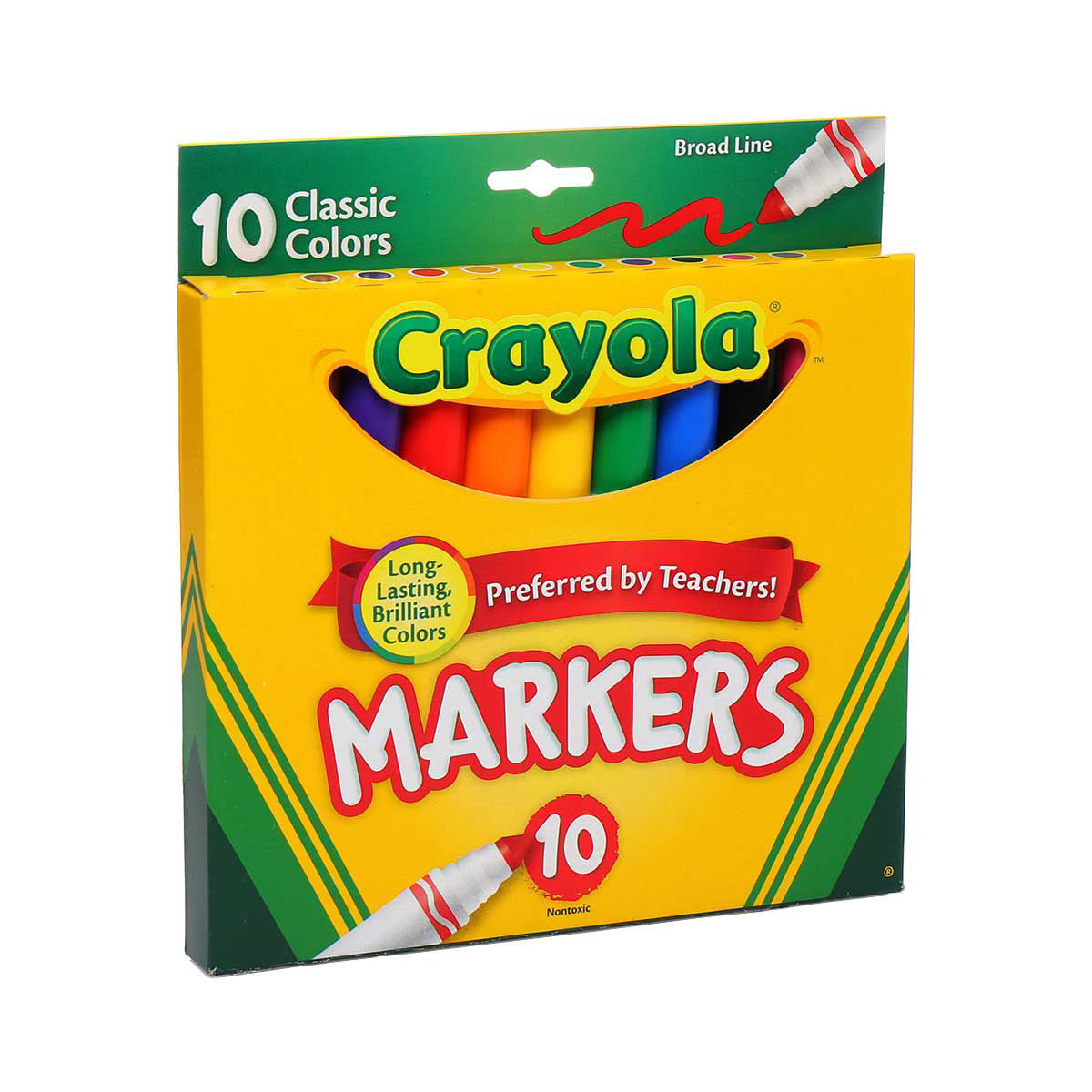Crayola Broad Line Markers - Classic Colors, 10 count