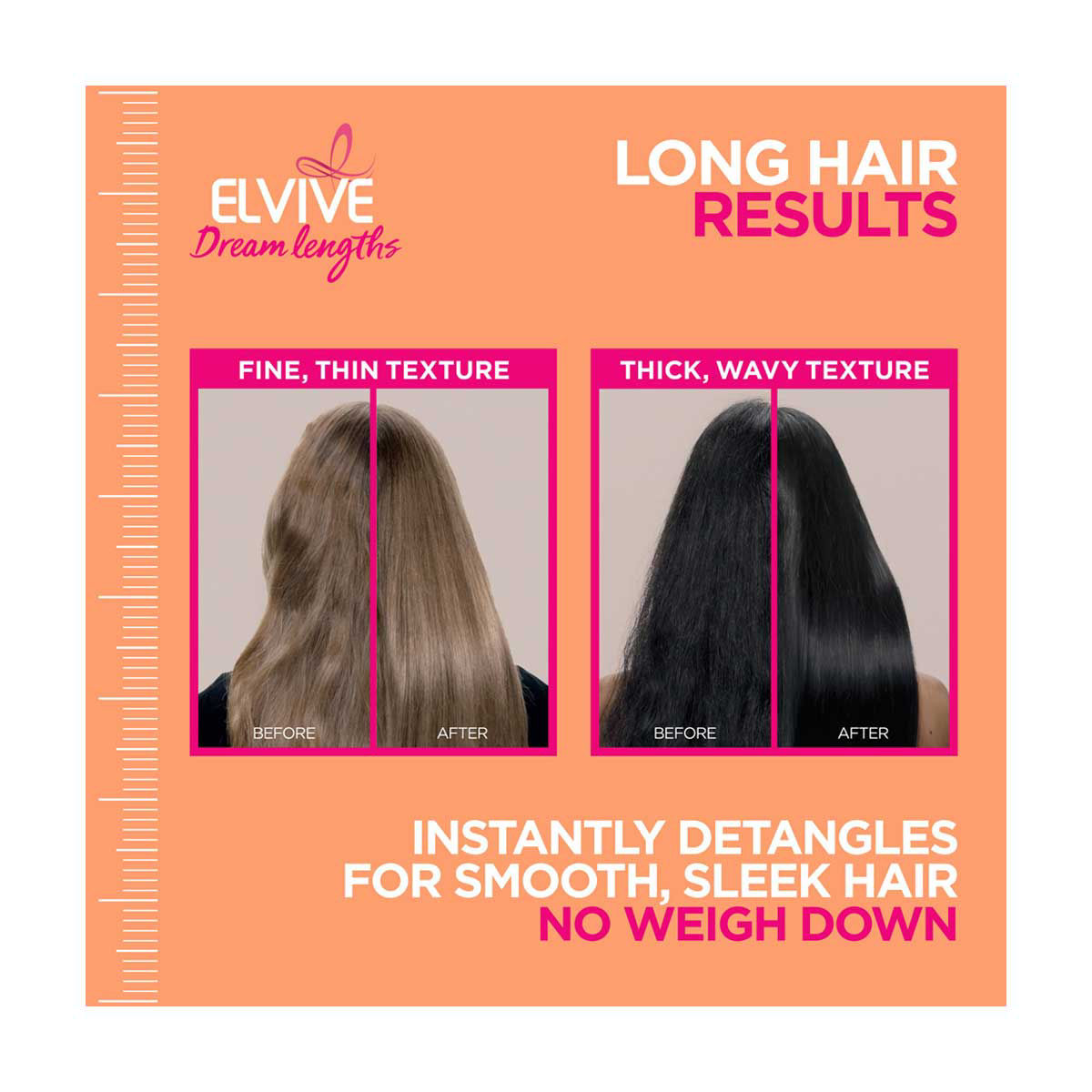 L'ORÉAL PARIS Elvive Dream Lengths Restoring Shampoo for Long and Damaged Hair, 12.6 fl. oz.
