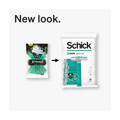 Schick Mens Xtreme2 Razor Sensitive Disposable 2 Count