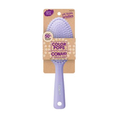 CONAIR Color Pops Detangler Cushion Hair Brush - Lavender