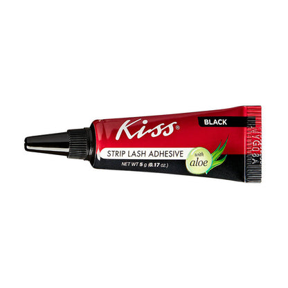 Kiss Strip Lash Adhesive With Aloe Tube (Black) 0.24oz