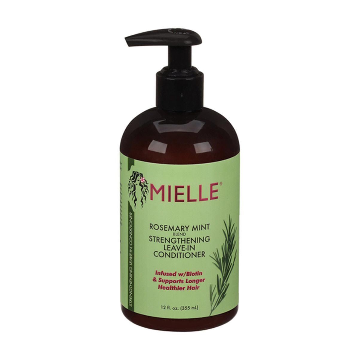 MIELLE Rosemary Mint Strengthening Leave-In Conditioner, 12 oz