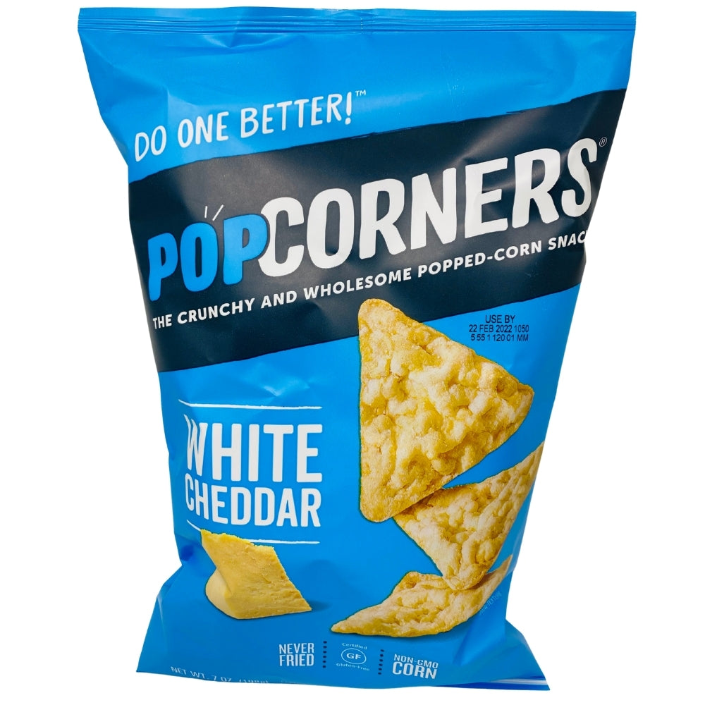 POPCORNERS POP CORNERS,WHITE CHEDDAR