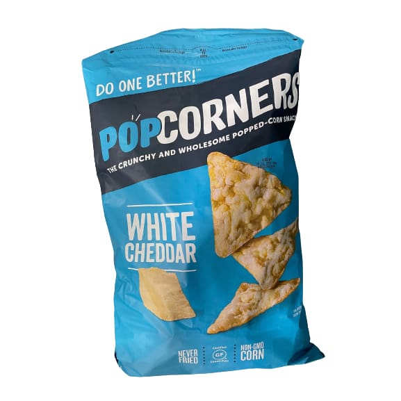 POPCORNERS POP CORNERS,WHITE CHEDDAR