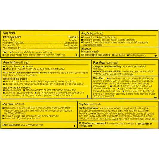 PREP H SOOTH RELIEF ANTI-ITCH CRM 0.9OZ