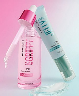 MAYBELLINE New York Grippy Serum Makeup Gripping Primer with Niacinamide, 1 oz