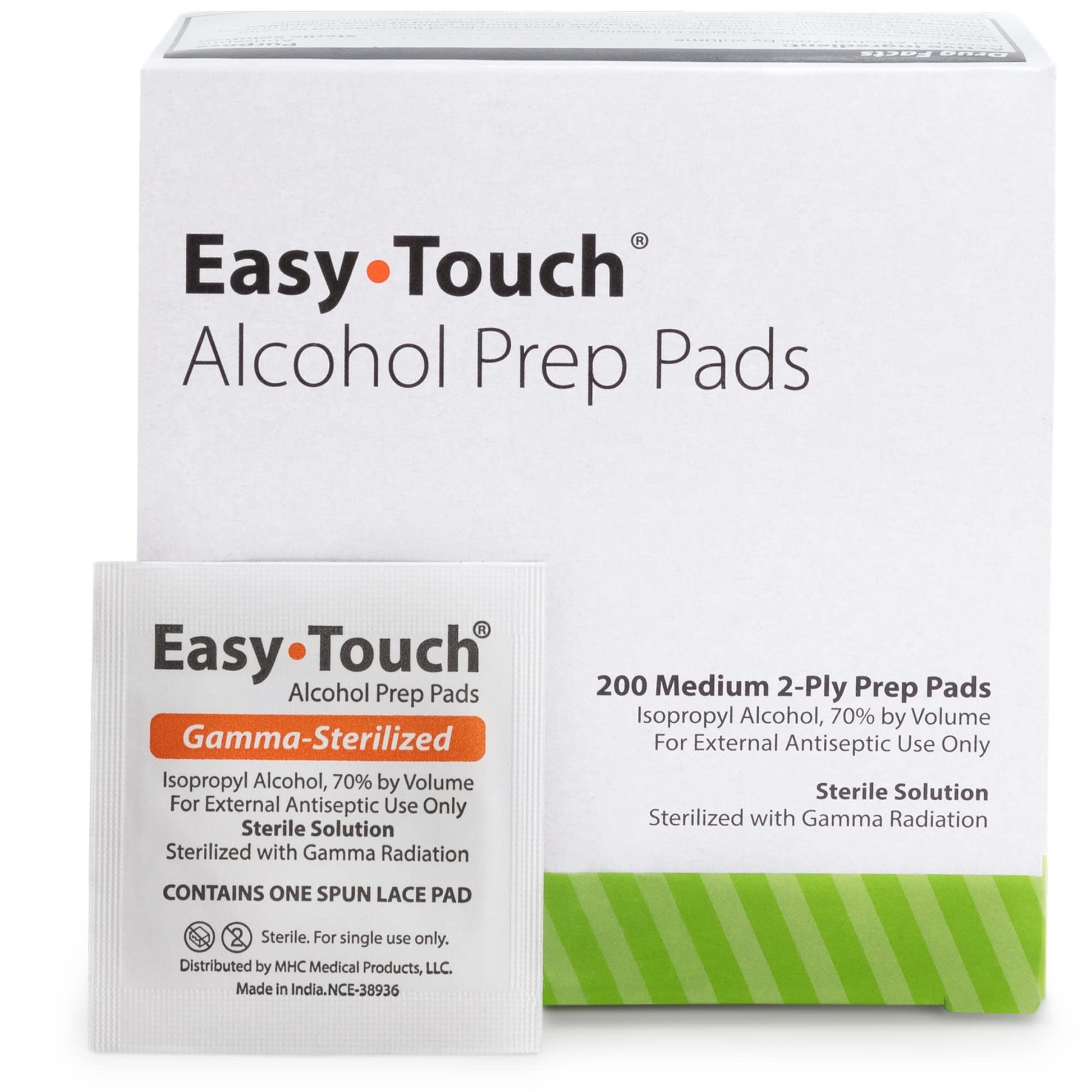 EASY TOUCH ALCOHOL PREP PAD 100CT