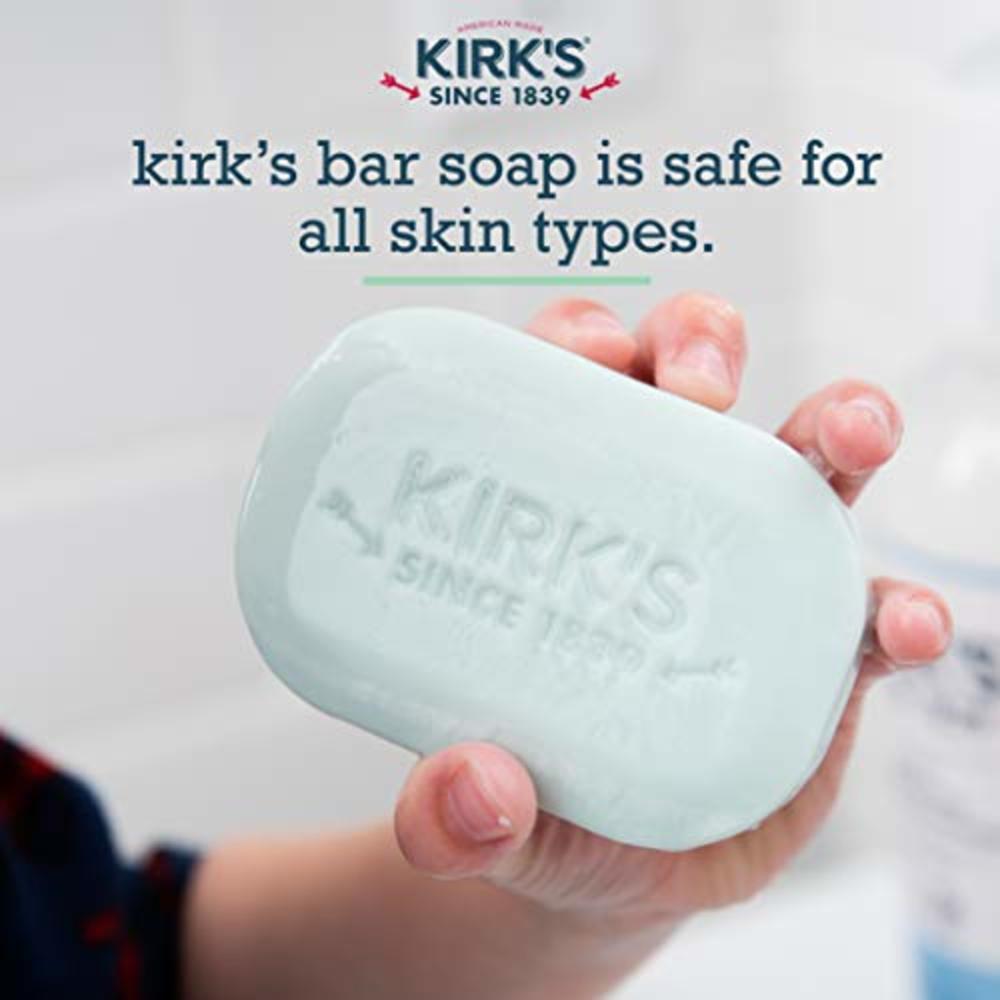 KIRK'S NATURAL CSTL SOAP BAR,LAV VAN,3PK