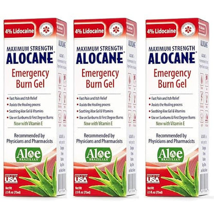 ALOCANE EMERG BURN PADS W LIDOCAINE 10CT