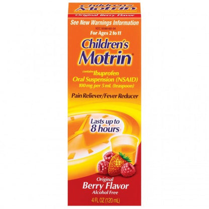 MOTRIN CHILD BERRY D/F LIQ 8OZ