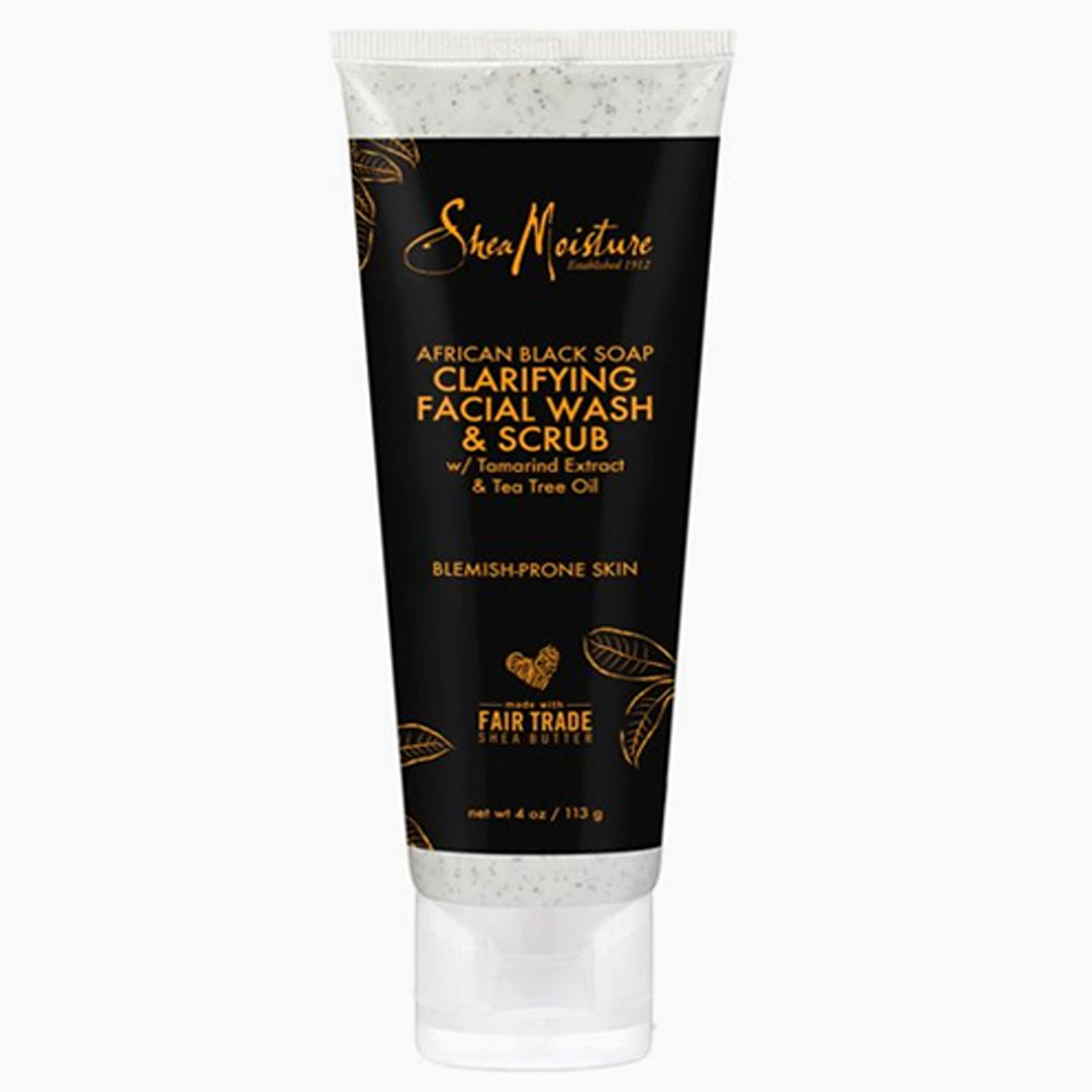 Shea Moisture African Black Soap Foaming Facial Wash 7.5oz
