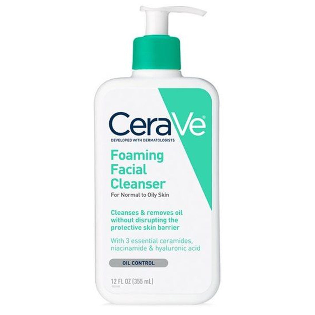 CeraVe Foaming Facial Cleanser for Normal to Oily Skin, 8 oz