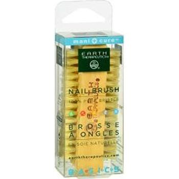 EARTH THERAPEUTICS NAIL BRUSH,GENUINE BRISTL