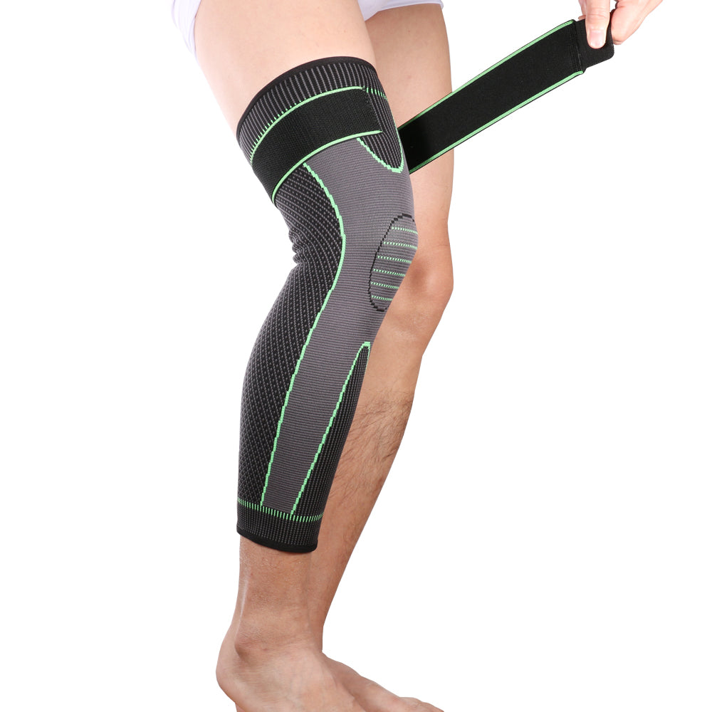 KNEE ELASTIC COMPRSN SLEEVE BLK XL DS