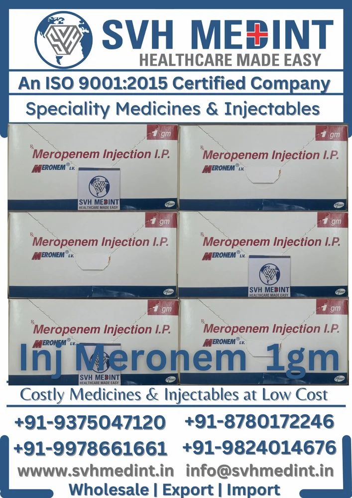 MEROPENEM PR 500MG 10