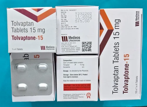 TOLVAPTAN TB 15MG 10UD
