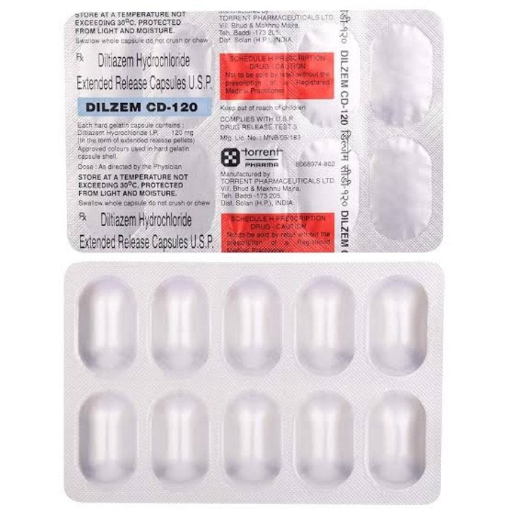 DILTIAZEM CP 120MG 90 ER 1/D