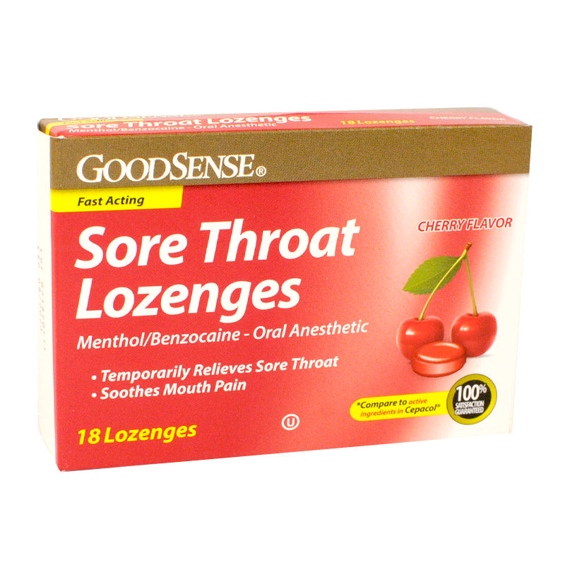 SORE THROAT LOZENGE 18CT MAJOR