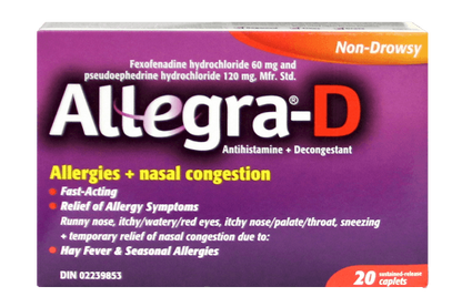 ALLEGRA D 12H TB120-60MG 20 ER ND