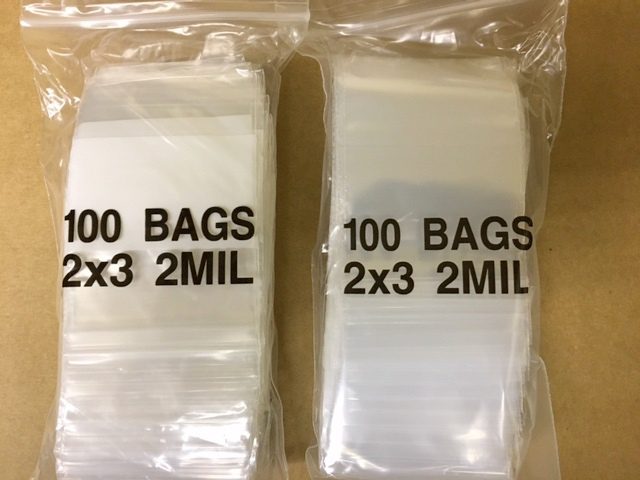 BAG ZIP BG 2M 3X3N 1000