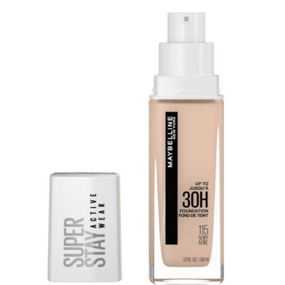 Maybelline Super Stay Full Coverage Liquid Foundation, 115 Ivory, 1 fl oz