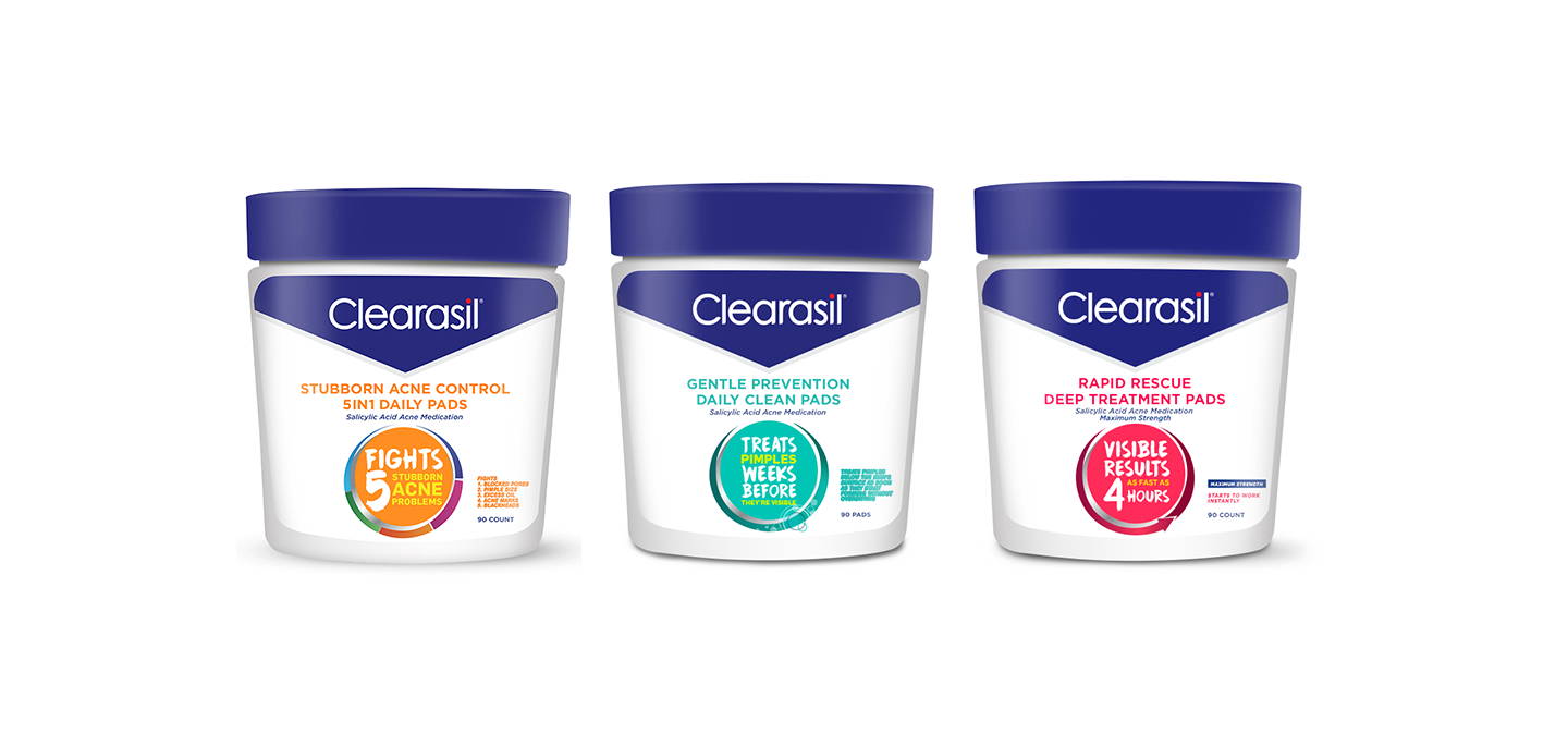 CLEARASIL PREVENTN DAILY CLN PADS 90CT