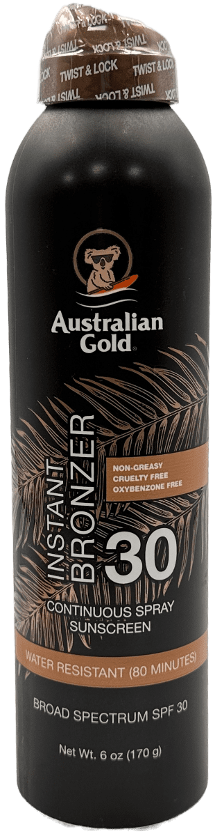Australian Gold Continuous Spf#30 Spray 6oz With Bronzer