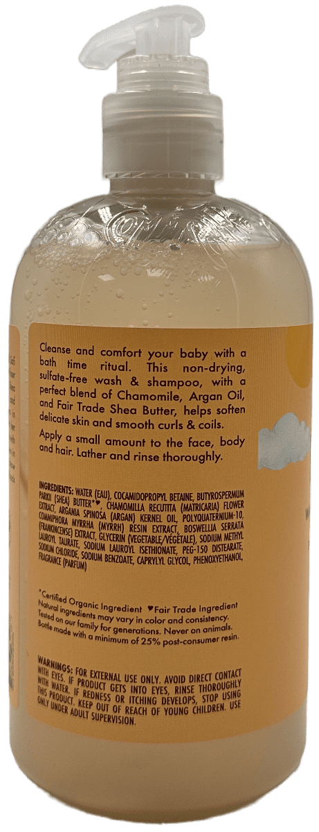Shea Moisture Baby Wash & Shampoo Cleanse & Comfort 13oz