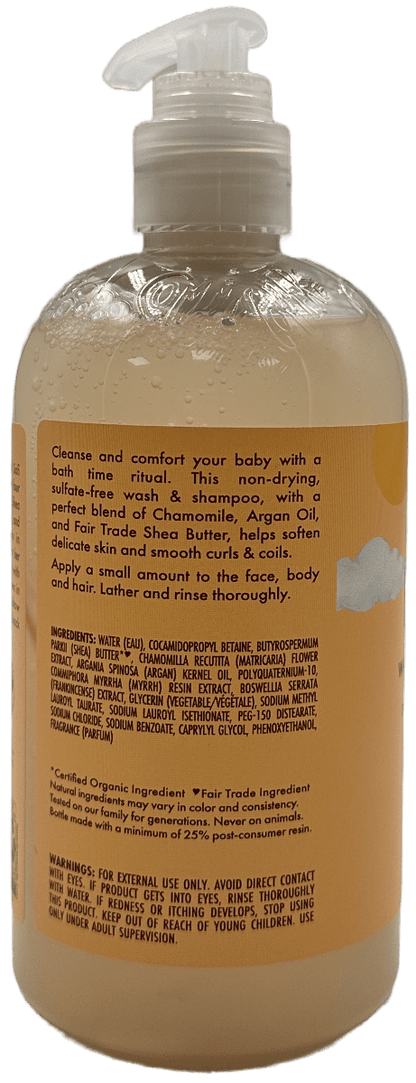 Shea Moisture Baby Wash And Shampoo Hydrate & Nourish 13oz