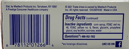 CHLORASEPTIC LZ 6-10MG 18 CITRUS