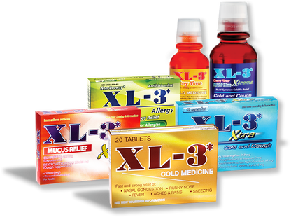 XL-3 Cold Medicine Tablets - 20ct