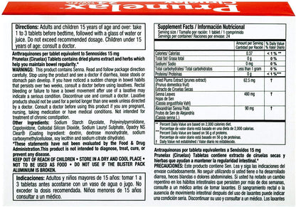 PRUNELAX TB 25MG 24