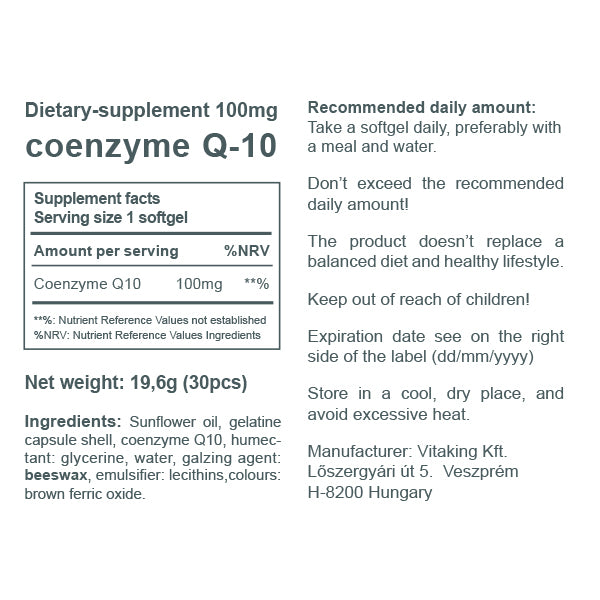 COQ-10 GC 100MG 30 SFG