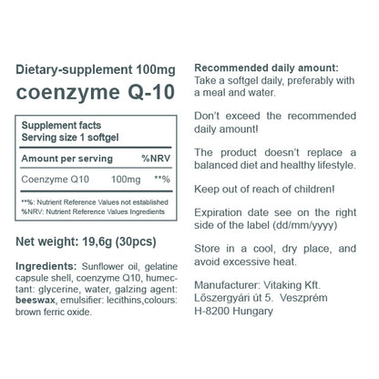 COQ-10 GC 100MG 30 SFG