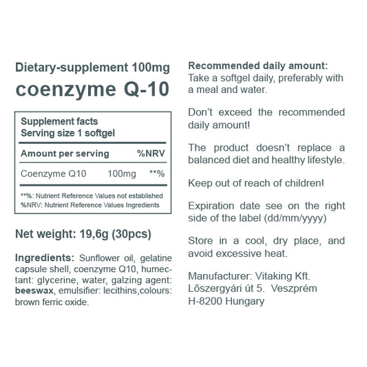 COQ-10 GC 100MG 30 SFG