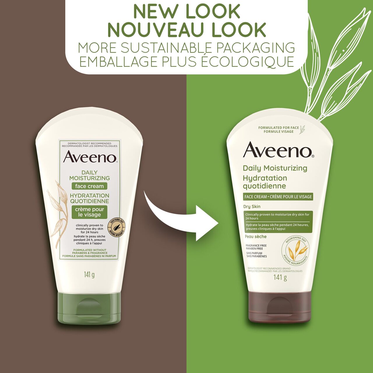 Aveeno Face Cream Daily Moisturizing 5oz