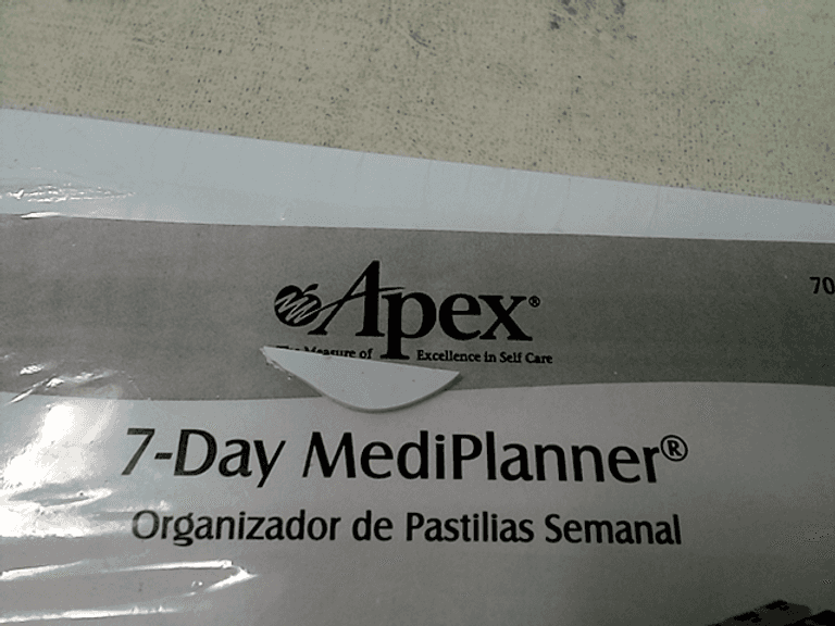 APEX 7 DAY MEDIPLANNER