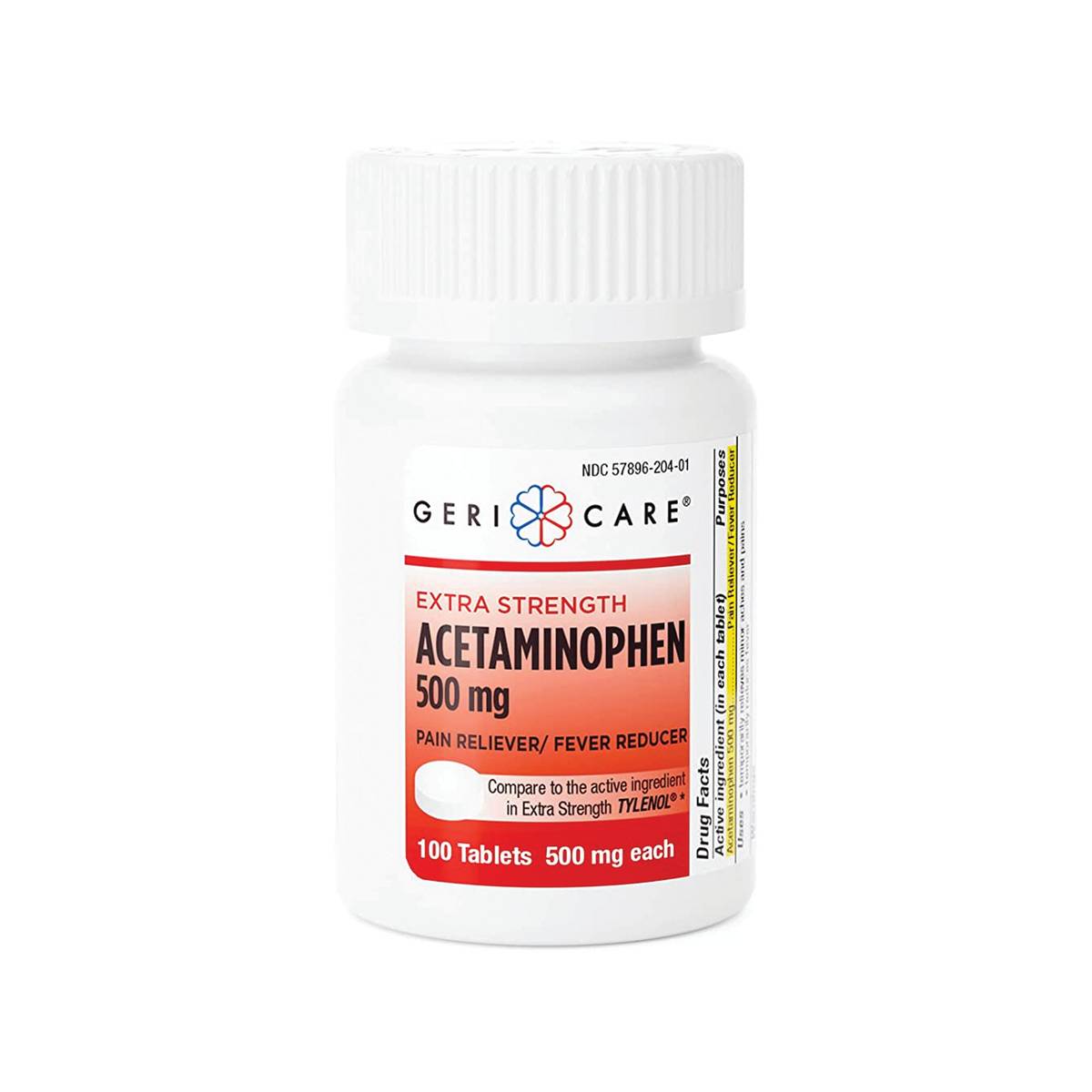 ACETAMINOPHEN ES 500 MG TAB 100