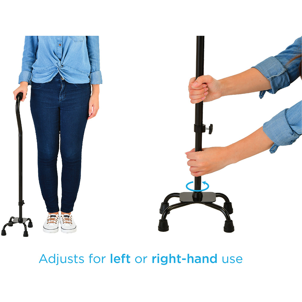 CANE EQ QUAD ALUMINUM LARGE BASE