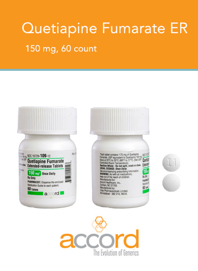 QUETIAPINE FUM TB 150MG 60