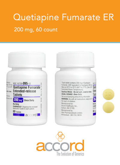 QUETIAPINE FUMARATE TB 200MG 1000