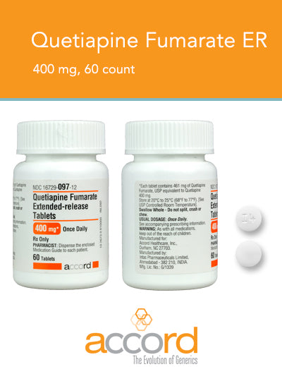 QUETIAPINE FUMARATE TB 400MG 1000