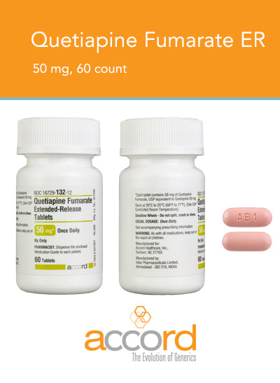 QUETIAPINE FUM ER TB 50MG 60 CPLT